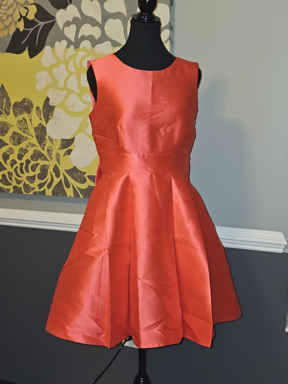 NWT - Kate Spade Hot Pink Fit-and-Flare Backless Dress MSRP $498!